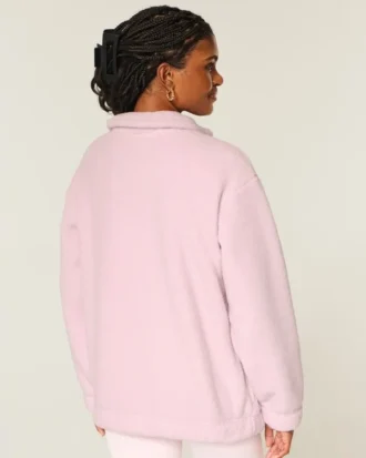 Sudadera con cremallera de un cuarto de Gilly Hicks Sherpa