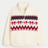 Sudadera con cremallera de un cuarto de Gilly Hicks Sherpa