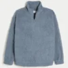 Sudadera con cremallera de un cuarto de Gilly Hicks Sherpa