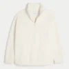 Sudadera con cremallera de un cuarto de Gilly Hicks Sherpa