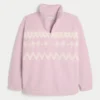 Sudadera con cremallera de un cuarto de Gilly Hicks Sherpa