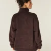 Sudadera con cremallera de un cuarto de Gilly Hicks Sherpa
