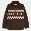 Sudadera con cremallera de un cuarto de Gilly Hicks Sherpa