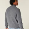 Sudadera con cremallera y estampado relajada
