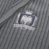 Sudadera con cremallera y estampado relajada