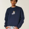 Sudadera con cuello redondo y estampado Boxy Frosted Flakes
