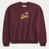 Sudadera con cuello redondo y estampado Boxy The Grinch