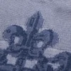 Sudadera con cuello redondo y estampado cuadrado