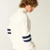 Sudadera con estampado de Argentina y media cremallera