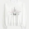 Sudadera con estampado de guitarra y tachuelas de Easy New York