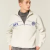Sudadera con gráfico Volkswagen y media cremallera