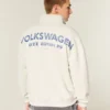 Sudadera con gráfico Volkswagen y media cremallera