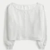 Sudadera fácil con hombros descubiertos