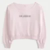 Sudadera gráfica Easy Off-the-Shoulder Los Angeles