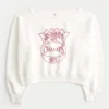 Sudadera gráfica Indiana University con hombros descubiertos