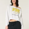 Sudadera gráfica Iowa Hawkeyes con hombros descubiertos