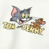 Sudadera holgada con estampado de Tom y Jerry