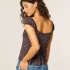 Top babydoll con hombros descubiertos