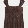 Top babydoll con lazo de satén