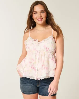 Top babydoll de gasa fácil