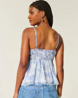 Top babydoll de gasa fácil