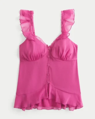 Top babydoll de gasa fácil