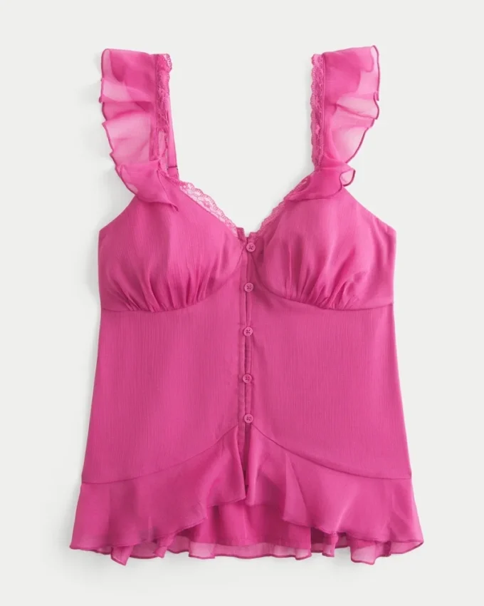 Top babydoll de gasa fácil