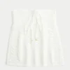 Top babydoll sin tirantes estilo crochet
