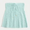 Top babydoll sin tirantes estilo crochet