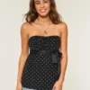 Top babydoll sin tirantes fácil de llevar