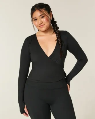 Top cruzado de manga larga Active Recharge de Gilly Hicks