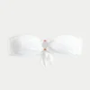 Top de bikini bandeau con anilla