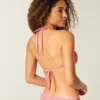 Top de bikini bandeau con lazo delantero Top de bikini bandeau con lazo delantero