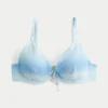 Top de bikini con aros y brillo