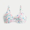 Top de bikini con aros y escote pronunciado para curvas Top de bikini con aros y escote pronunciado para curvas