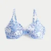 Top de bikini con aros y escote pronunciado para curvas