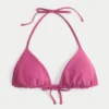 Top de bikini reversible con triángulos