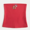 Top sin tirantes con estampado Taylor