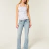 Vaqueros bootcut de talle bajo