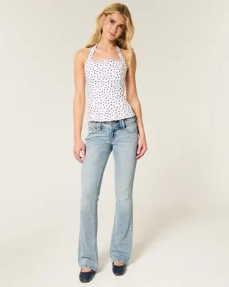 Vaqueros bootcut de talle bajo