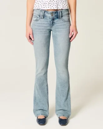 Vaqueros bootcut de talle bajo