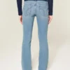 Vaqueros bootcut de talle bajo y lavado medio
