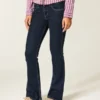 Vaqueros bootcut de talle bajo y lavado oscuro