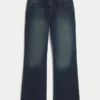 Vaqueros bootcut relajados de lavado oscuro