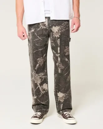 Vaqueros holgados de camuflaje para pintor