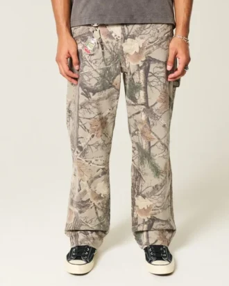 Vaqueros holgados de camuflaje para pintor