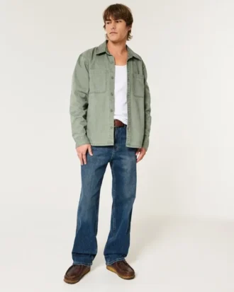 Vaqueros holgados de lavado oscuro