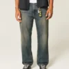 Vaqueros holgados de lavado oscuro