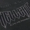Vaqueros holgados Dodge Hellcat con estampado en negro lavado Vaqueros holgados Dodge Hellcat con estampado en negro lavado