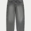 Vaqueros holgados gris lavado